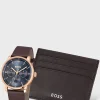 HUGO BOSS Relógios>Blue-dial Watch And Card Holder Gift Set