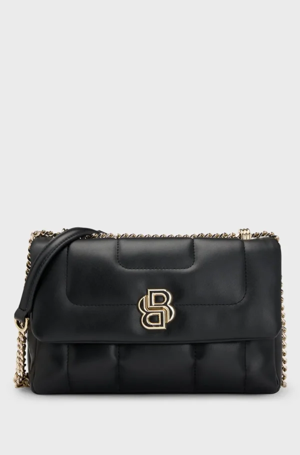 MULHER HUGO BOSS Malas>Bolsa A Tiracolo Acolchoada Com Monograma Double B