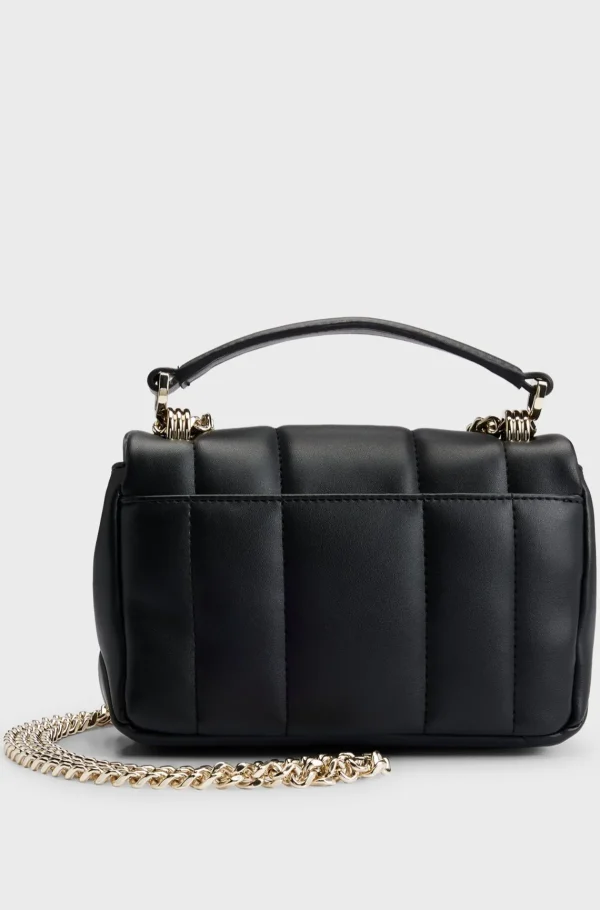 MULHER HUGO BOSS Malas>Bolsa A Tiracolo Acolchoada Em Pele Sintética Com Monograma Double B