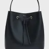 MULHER HUGO BOSS Malas>Bolsa Bucket Em Pele Sintética Com Monograma Double B