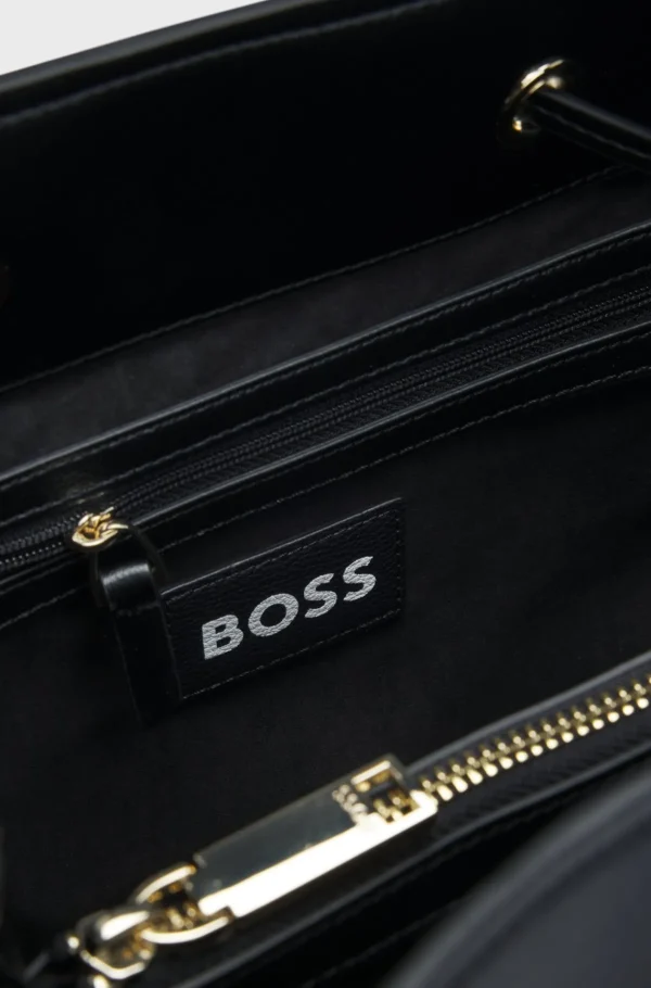 MULHER HUGO BOSS Malas>Bolsa Bucket Em Pele Sintética Com Monograma Double B