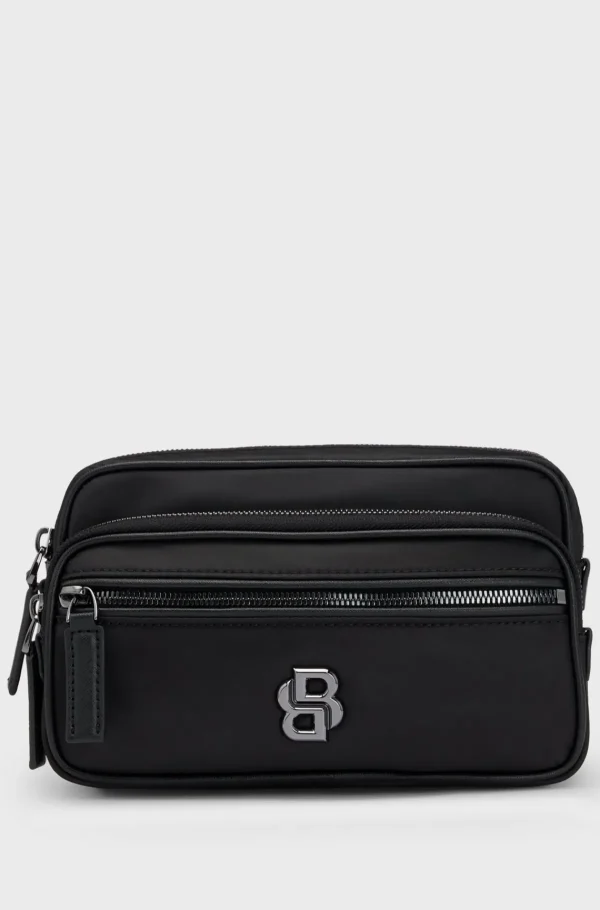 HUGO BOSS Malas>Bolsa De Cintura Em Sarja Com Monograma Double B