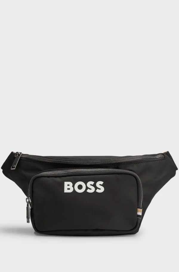 HUGO BOSS Malas>Bolsa De Cintura Estruturada Com Logótipo Contrastante