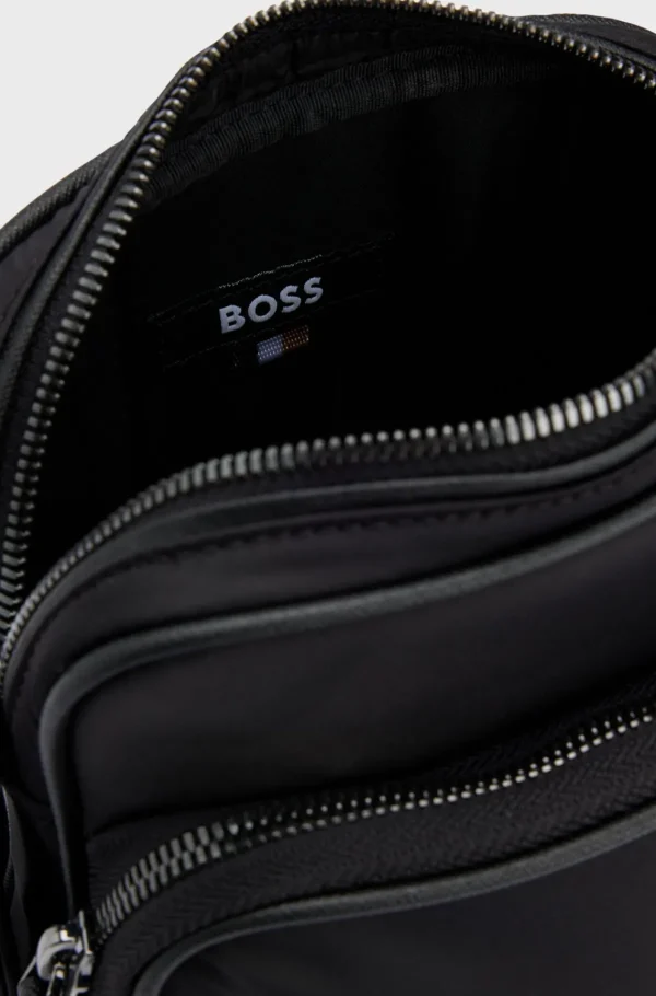 HUGO BOSS Malas>Bolsa Repórter Em Sarja Com Monograma Double B