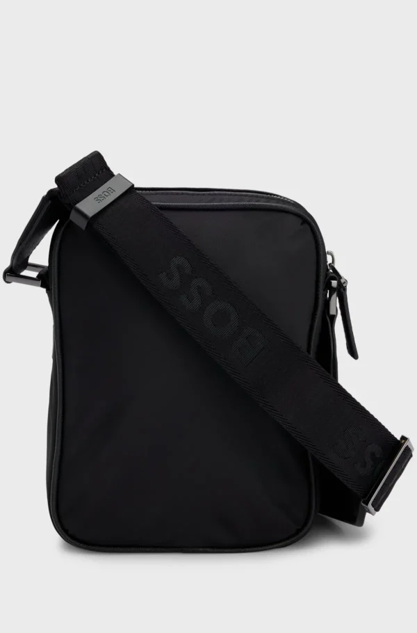 HUGO BOSS Malas>Bolsa Repórter Em Sarja Com Monograma Double B