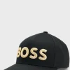 HUGO BOSS Bonés E Gorros>Boné Em Sarja De Algodão Com O Logótipo 3D Bordado