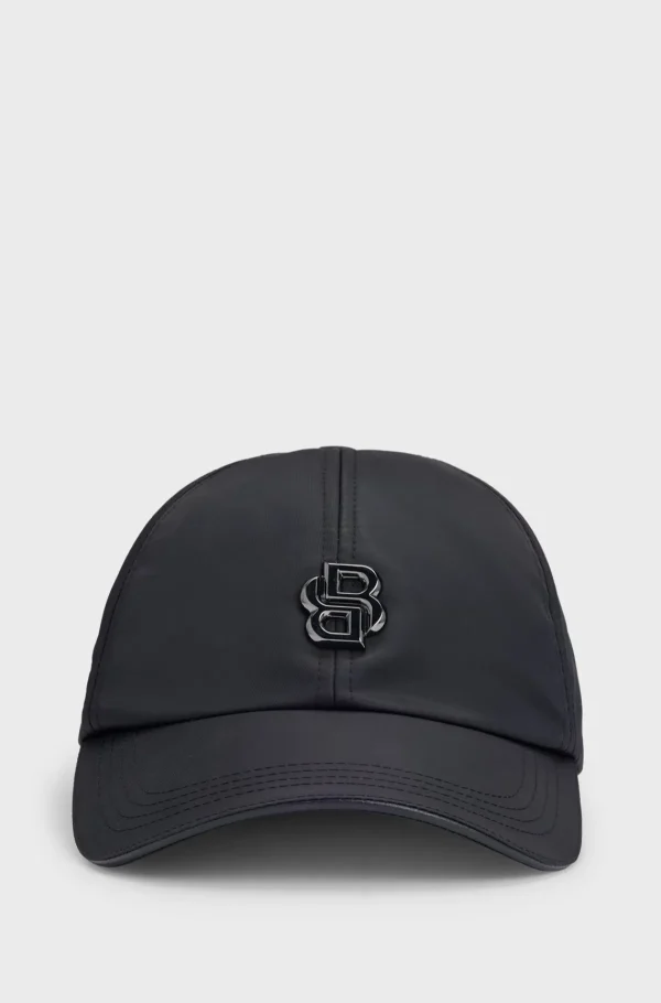 HUGO BOSS Bonés E Gorros>Boné Impermeável Com Monograma Double B