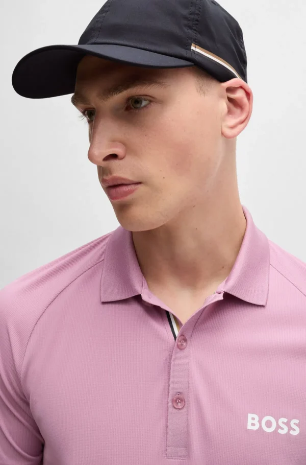 HUGO BOSS Bonés E Gorros>Boné Repelente à água BOSS X Matteo Berrettini Com Detalhes Exclusivos