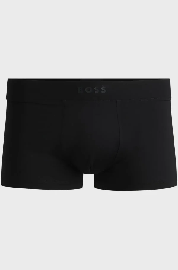 HUGO BOSS Roupa Interior>Boxers De Microfibra Com Cintura Com Logótipo De Silicone