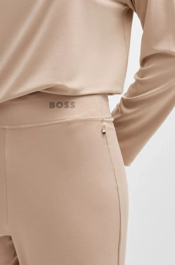 MULHER HUGO BOSS Pijamas E Loungewear>Calças De Pijama Com Regulação Da Temperatura Em Jersey Elástico