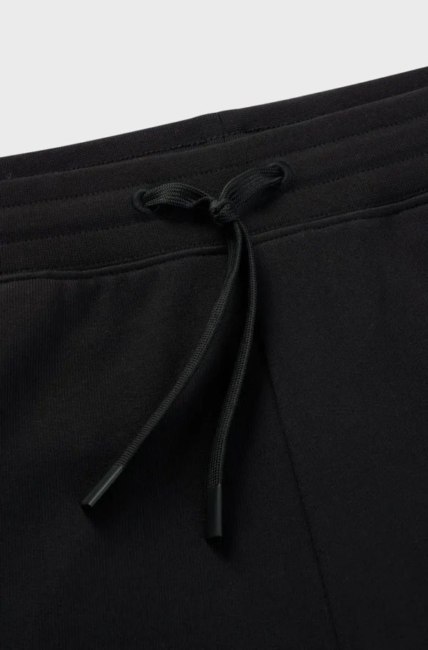 HUGO BOSS Calças E Calções | Sweats E Hoodies>Calções De Ajuste Descontraído De Algodão Terry Com Detalhe De Logótipo