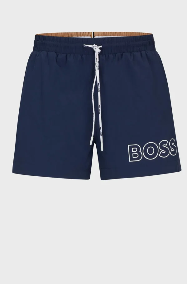 HUGO BOSS Fatos De Banho>Calções De Banho De Secagem Rápida Com Desenho Do Logótipo