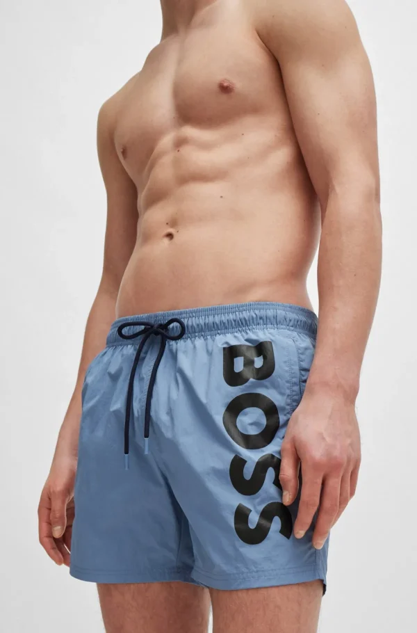 HUGO BOSS Roupa De Praia>Calções De Banho Totalmente Forrados Com Estampado De Logótipo