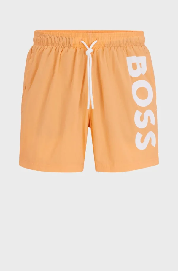 HUGO BOSS Roupa De Praia>Calções De Banho Totalmente Forrados Com Estampado De Logótipo