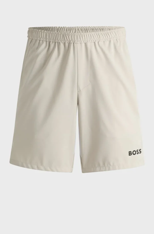 HUGO BOSS Ténis E Padel>Calções De Ténis BOSS X Matteo Berrettini Com Elasticidade Em Quatro Direções