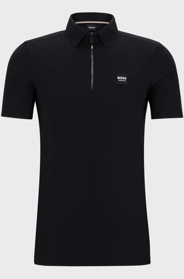 HUGO BOSS Polos>Camisa De Treino Equestre Com Logótipo Exclusivo