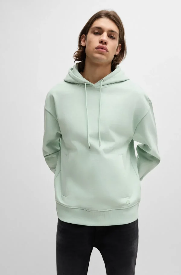 MULHER HUGO BOSS Sweats E Hoodies | Sweats E Hoodies>Camisola Com Capuz Em Terry De Algodão Num Ajuste Descontraído Para Todos Os Géneros