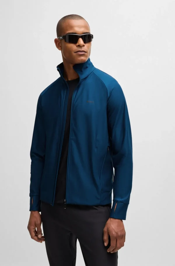 HUGO BOSS Sweats E Hoodies>Camisola Com Fecho Com Logótipo Refletor Decorativo