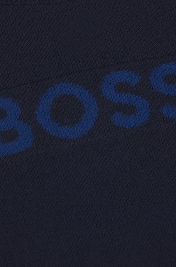 Crianças HUGO BOSS Crianças (Idades 1-3)>Camisola Em Algodão Com Logótipo Em Relevo Para Criança