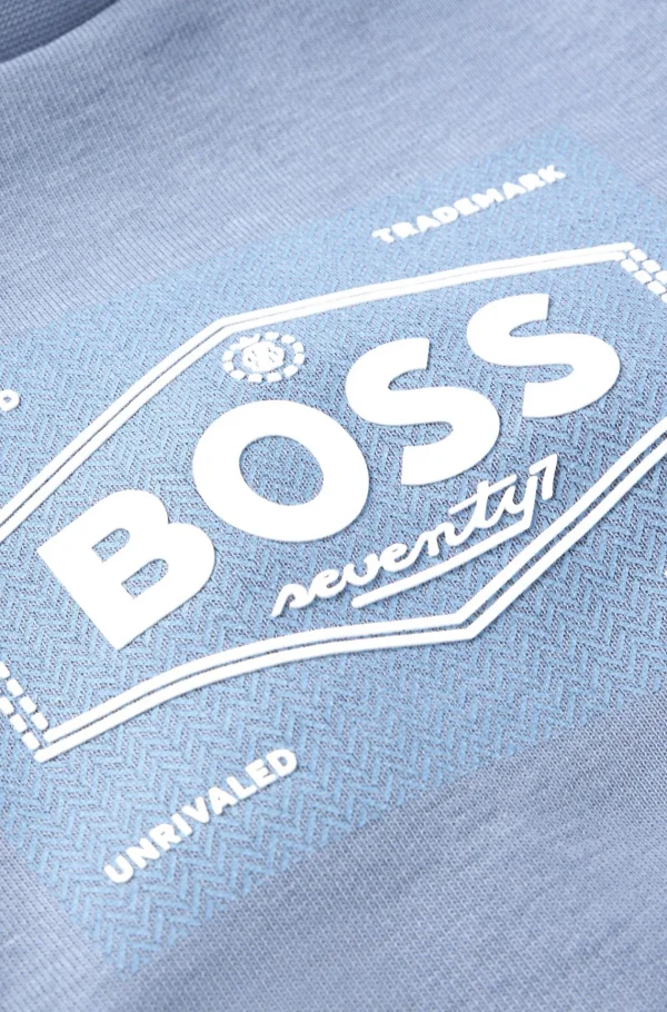 Crianças HUGO BOSS Crianças (Idades 1-3)>Camisola Em Lã De Mistura De Algodão Com Arte De Logótipo Para Criança