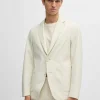 HUGO BOSS Blazers>Casaco De Ajuste Slim Em Tecido Elástico De Alto Desempenho Resistente A Vincos