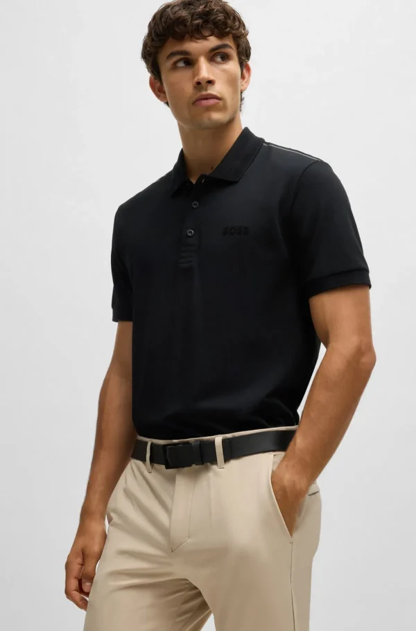 HUGO BOSS Golfe | Calças E Calções>Chinos De Ajuste Slim Em Tecido Elástico De Quatro Vias Fácil De Engomar