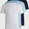 HUGO BOSS Roupa Interior>Conjunto De Três T-shirts De Roupa Interior Com Logótipo Em Jersey De Algodão