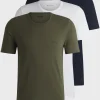 HUGO BOSS Roupa Interior>Conjunto De Três T-shirts Interiores Com Logótipos Bordados