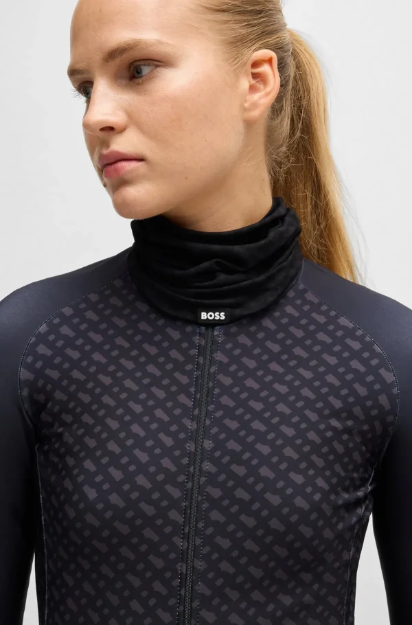 MULHER HUGO BOSS Ciclismo | Lenços>Gola Térmica BOSS X ASSOS Com Mapeamento Corporal