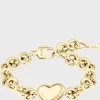 MULHER HUGO BOSS Joias>-tone Chain Bracelet With Heart Charm