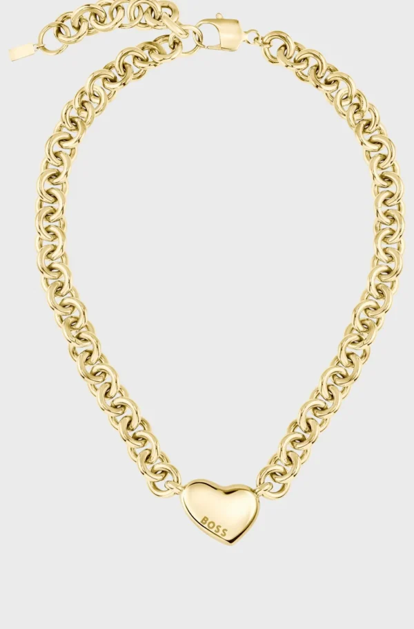 MULHER HUGO BOSS Joias>-tone Necklace With Heart Charm