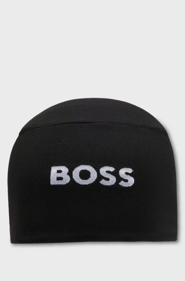 MULHER HUGO BOSS Gorros E Luvas>Gorro BOSS X ASSOS Com Isolamento E Construção Sem Costuras