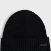 HUGO BOSS Bonés E Gorros>Gorro Canelado Em Lã Virgem