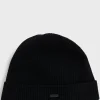 HUGO BOSS Bonés E Gorros>Gorro De Caxemira Com Placa Com Logótipo