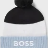 Crianças HUGO BOSS Chapéus E Cachecóis>Gorro Multicolorido Para Criança Com Pompom