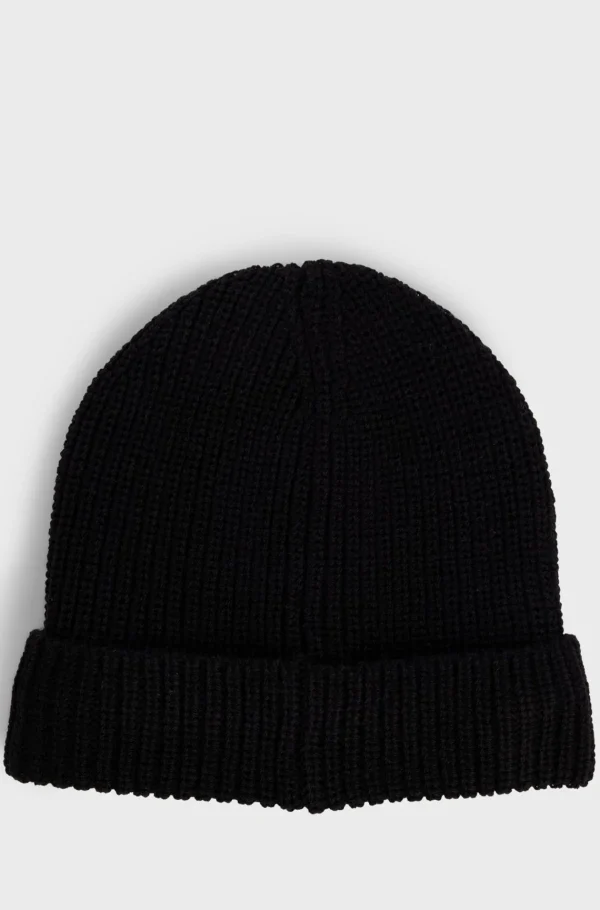 Crianças HUGO BOSS Chapéus E Cachecóis>Gorro Para Criança Com Logótipo E Forro Em Pele Sintética