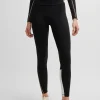 MULHER HUGO BOSS Vestuário Para O Ginásio>Leggings Em Jersey Elástico Com Monograma Double B