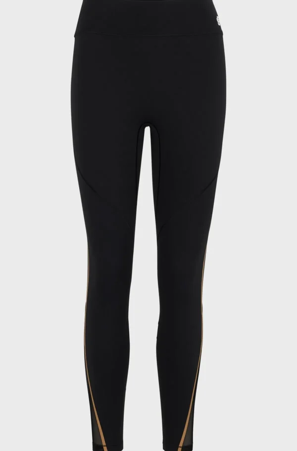 MULHER HUGO BOSS Vestuário Para O Ginásio>Leggings Em Jersey Elástico Com Monograma Double B