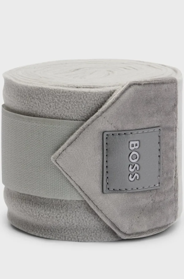 HUGO BOSS Roupa De Equitação>Ligaduras De Velo Equestres Com Pontas De Veludo