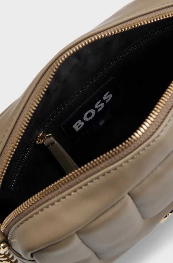 MULHER HUGO BOSS Malas>Mala A Tiracolo Acolchoada Com Monograma Double B