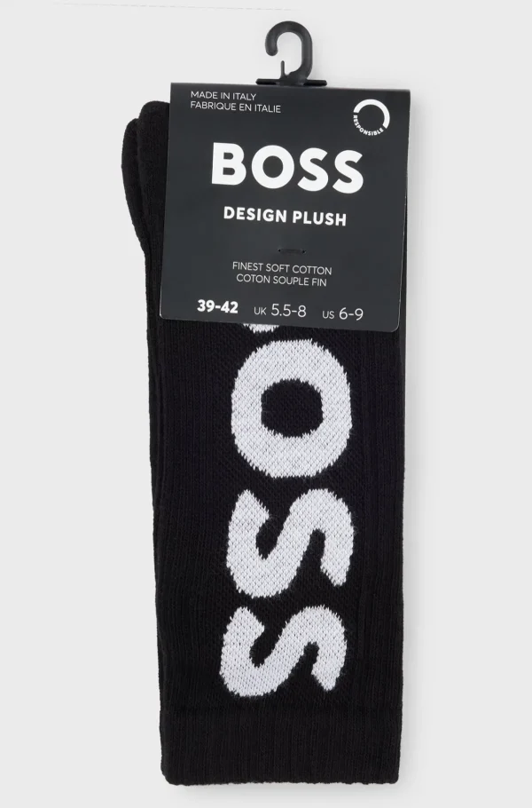 HUGO BOSS Meias>Meias De Cano Curto Com Logótipo Contrastante