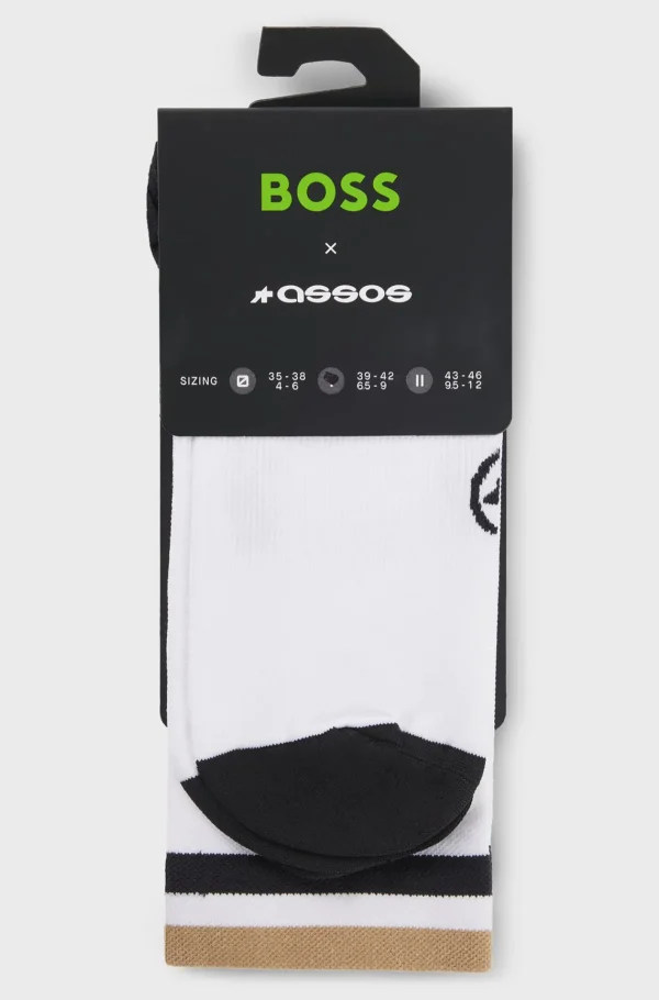 HUGO BOSS Meias>Meias De Ciclismo Drenantes De Humidade BOSS X ASSOS Com Construção Sem Costuras