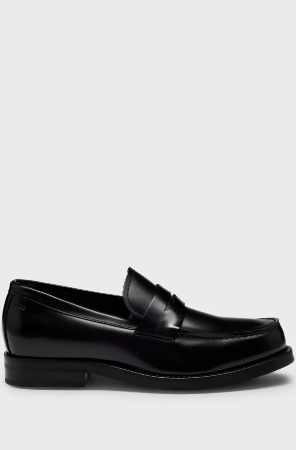 HUGO BOSS Sapatos Formais | Sapatos Informais>Mocassins Em Pele Com Sola Dressletic