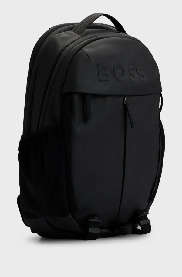 HUGO BOSS Malas>Mochila Em Pele Sintética Com Detalhes De Logótipo