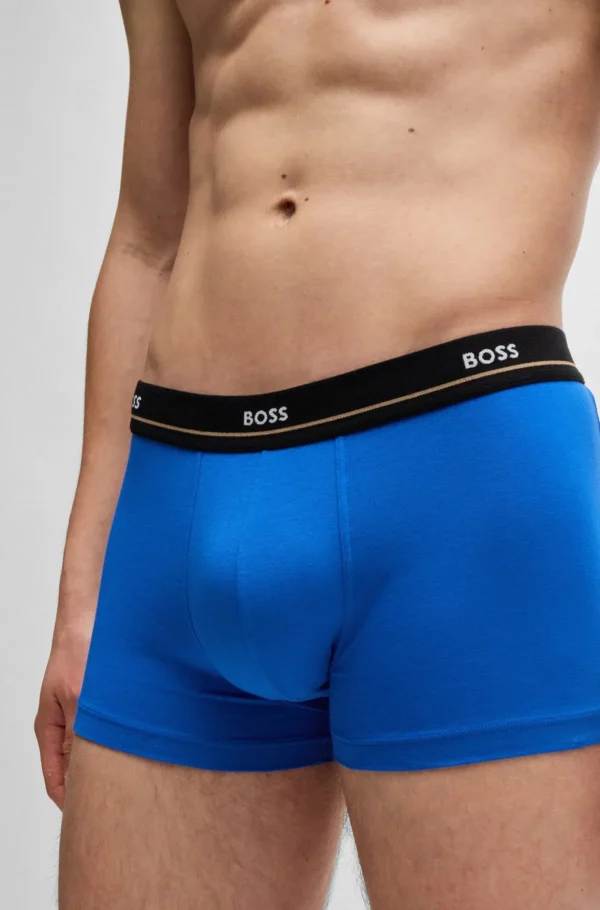 HUGO BOSS Roupa Interior>Pack De Cinco Boxers Em Algodão Elástico Com Logótipo No Cós