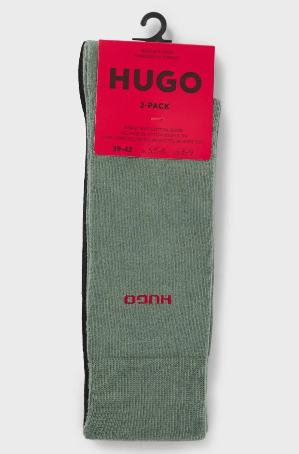 HUGO BOSS Meias>Pack De Duas Meias Numa Mistura De Algodão