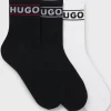 MULHER HUGO BOSS Meias>Pack De Três Pares De Meias Curtas Com Logótipo