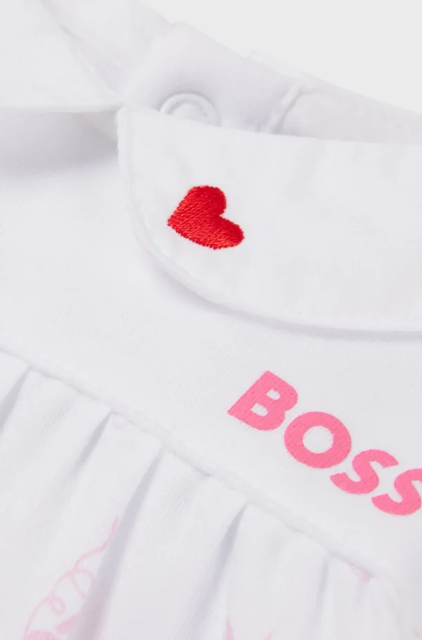 Crianças HUGO BOSS Partes De Baixo Para Rapariga>Pijama Para Bebé Com Motivo De Coelho E Colarinho Pan