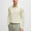 HUGO BOSS Polos>Polo De Ajuste Regular Em Jersey De Algodão