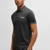 HUGO BOSS Golfe>Polo De Ajuste Slim Em Algodão Interlock Com Logótipo Em Malha